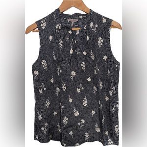 Silk Floral print Blouse Tailored by Rebecca Taylor Size 6